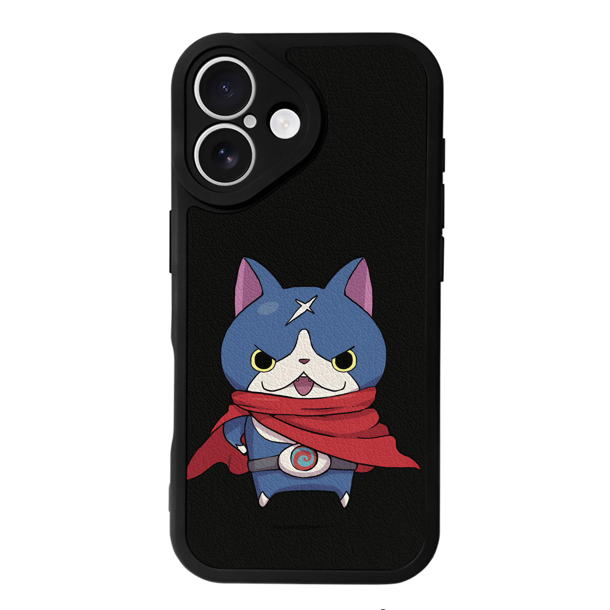 （画像用） 妖怪ウォッチ Yo-kai Watch 【iPhone 16シリーズ対応】シリコンスマホケース（レザー調） 材質：シリコン